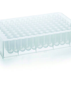 Deep well plate, 1.2 ml 96-well, PP, non-sterile, stackable, low, profile, pack of 50