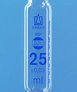 Full pipette 10ml, 1 mark (950612) BLAUBRAND, cl. AS, USP CoC, AR glass, with USP single certificate