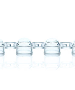 8 PCR cap strips, transparent for PCR tubes, pack of 125