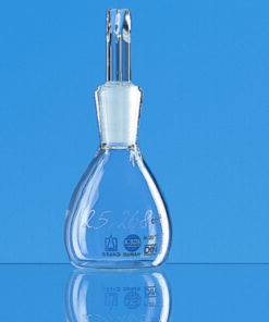 Pyknometer 25 ml acc. to Gay-Lussac BLAUBRAND, w. DAkkS certificate, justated, Boro 3.3