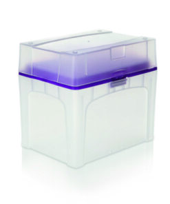 Pipette tips, racked, TipBox, 50 - 1,250 µl XL, 102 mm, PP, colorless, BIO-CERT® LIQUID HANDLING QUALITY, sterile, pack of 480