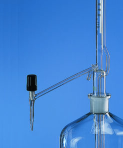 Burette Class B 25:0,05 ml with lateral stopcock without bottle