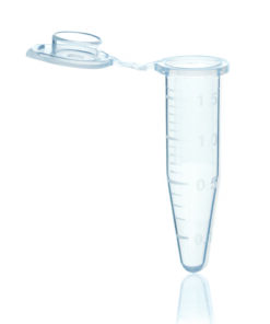 Disposable Tubes 1.5 mL PP, transparent, with cap,