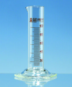 Measuring cylinders,low form, class B cap. 1000 ml, Borosilicate 3.3