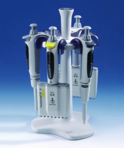 Bench-top rack for Transferpette® S+S-8/12 for 6 instruments