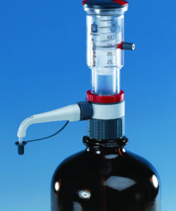 Bottle-top dispenser, Seripettor cap. 2.5 - 25 ml, w/o. bottle