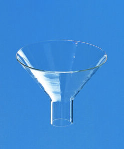 powder funnel, upper Ø 50mm, lower Ø 18 mm, with short wide handle