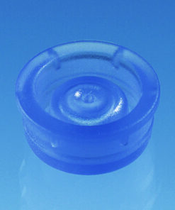 Caps for micro cuvettes, PE pack of 100, orange