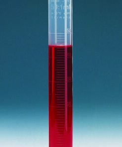 Measuring cylinders 100ml PP with moulded graduation pack of 10