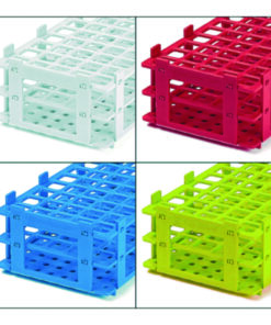 Test tube racks,PP,for 30 mm diam.,3x7 tubes red pack of 5