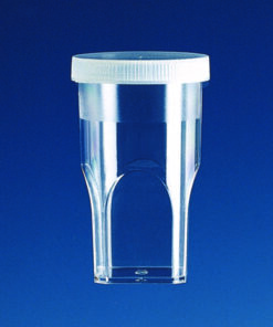 Sample beakers with lid pack of 1000, PS 20ml