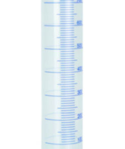 Grad. cylinder tall form 1000 ml:10 ml PP grad. in blue