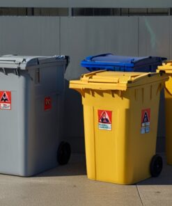 1100 litre recycling bin