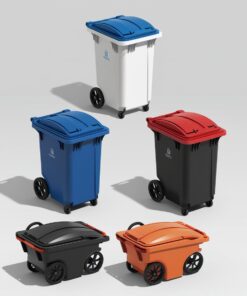 50L Clinical Waste Bin with Foot Pedal