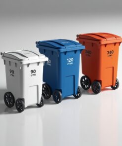 7L Ventilated Food Waste Kitchen Caddy Bin