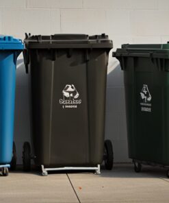 550 Litre Plastic Four-Wheeled Bin,