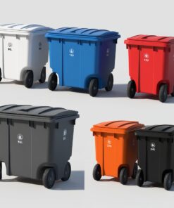 120 litre wheelie bin storage