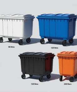 120 litre rubbish bin