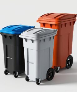 120L indigo wheelie bin