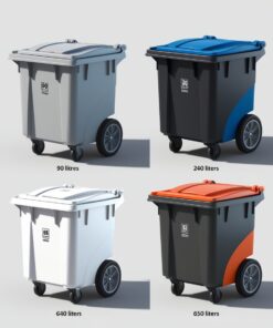 Versatile 240L Bins for Waste & Recycling
