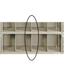 Bolted Shelving Steel Shelf Divider - Uni-Angle - Painted - 34.0 x 45.7 cm