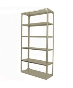 Bolted Shelving Steel Bay 6 Shelves - Uni-Angle - Six Shelf Kit - Painted - 182.9 x 91.4 x 76.2 cm