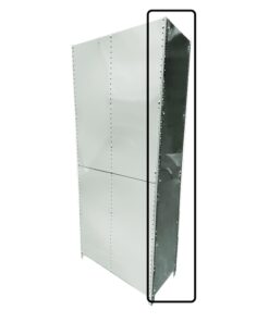 Bolted Shelving Steel Side Panel - Uni-Angle - Galvanised - 99.0 x 30.5 cm