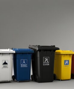 wheelie bins