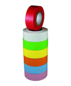LLG Adhesive Label Tape, Yellow Length: 12.7 m, Width: 25.4 mm, Pack of 3