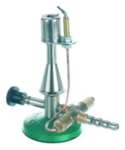 BOCHEM Safety Burner, Propane with Needle Valve, Air Regulation, Pilot Flame, Max. 1300°C, 2.36 KW