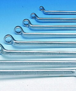 Aug. Hülden Double Ring Wrench Set Elora 5S-8M Chrome-Plated, 8-Piece, 6–22 mm Chrome-Vanadium Steel