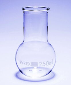 DWK Erlenmeyer Flask 500ml Wide Neck Flat Bottom Pyrex Pack of 10