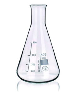 Bohemia Cristal Erlenmeyer Flask, 500ml Narrow Neck, Boro 3.3, Pack of 10