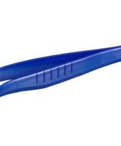 Bürkle Disposable Forceps 130 mm, PS Pointed/Angled, Detectable, Sterile, Pack of 100