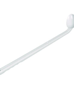 Bürkle Sample Spoon Curved, l.G., 10 ml, PS, White, Sterile, Pack of 10