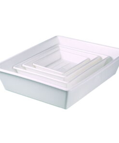 Bürkle Laboratory Bowl Set Small, White, PP Consisting of 4 Sizes: 9.200 203, 9.200 204, 9.200 205, 9.200 206, LaboPlast