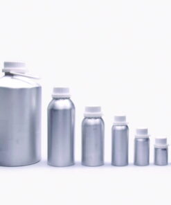 ISOLAB Aluminium Bottle Economy 25 mL, Narrow Neck, Screw Cap