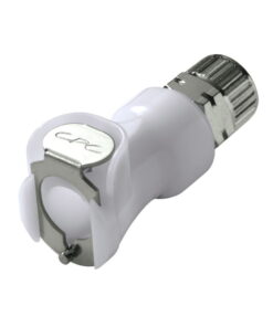 Colder 1/4" PTF Valved In-Line Acetal Coupling Body