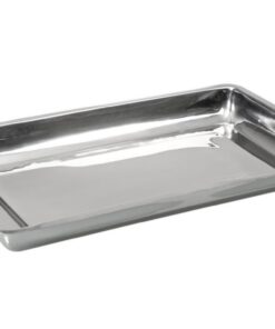 Bürkle Trays of Stainless Steel, Low Form 200x150x50