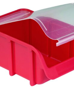 Hünersdorff Storage Bin PP Size 1 Red 100x115/85x75mm without EAN