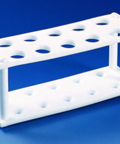 BRAND Test Tube Racks, PTFE for 10 Tubes up to D. 19 mm, 180x60x70 mm