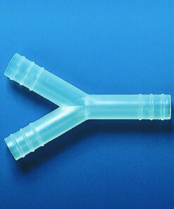 BRAND Tubing Connector PP Y-Shape F (Tubinner Dia 4-5 mm, Tot L 35 mm, Pack of 20)