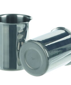 BOCHEM Beaker 1000 ml, 18/10 Steel with Rim and Spout