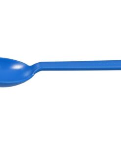 Bürkle SteriPlast Spoon 10ml, PS Length 170mm, Blue, for Food, Pack of 100