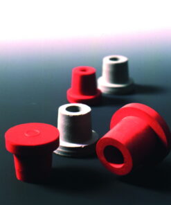 Deutsch & Neumann Hollow Stopper, (NR) Red Rubber, ID = 10 mm, H = 20 mm