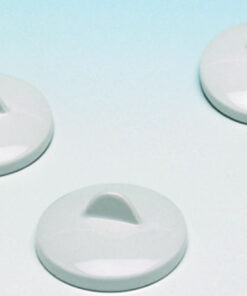 Haldenwanger Crucible Lid Ø89 mm, Porcelain, Suitable for Ø83 mm Crucible, DIN 12904