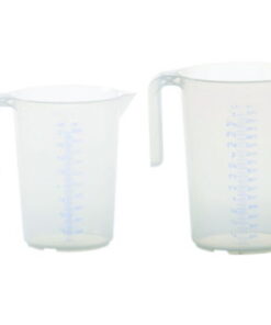 Measuring jug 500ml, PP, 2 scales transparent, open handle, stackable