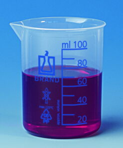 Beakers,PP,low form,cap. 1000 ml blue graduation pack of 6