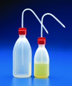 Kartell Wash Bottle 1000 mL HDPE 95 x 220 mm with Red Cap