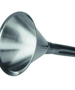BOCHEM Funnel 120 mm with handle, 18/10 stainless steel